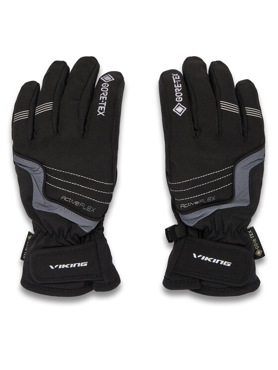 Viking Skihandschuhe - Kinderkleidung, Größe 5 Schwarz Helix GTX Ski 165/22/2252/08