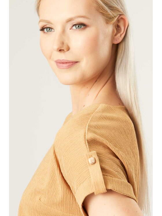 QUIOSQUE QUIOSQUE Halenka 16-TK-203 Béžová Regular Fit