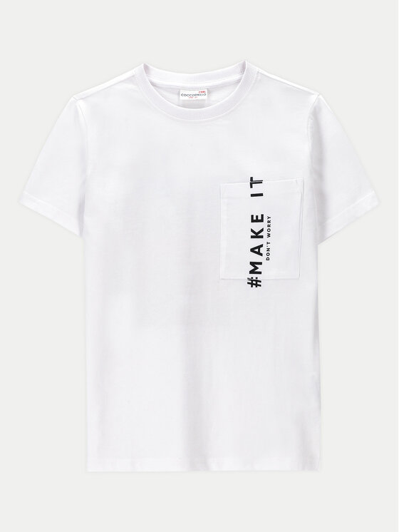 Coccodrillo Coccodrillo T-Shirt WC4143204NWJ Λευκό Regular Fit