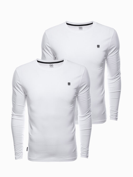 Ombre Ombre Longsleeve Z40 Biały Regular Fit