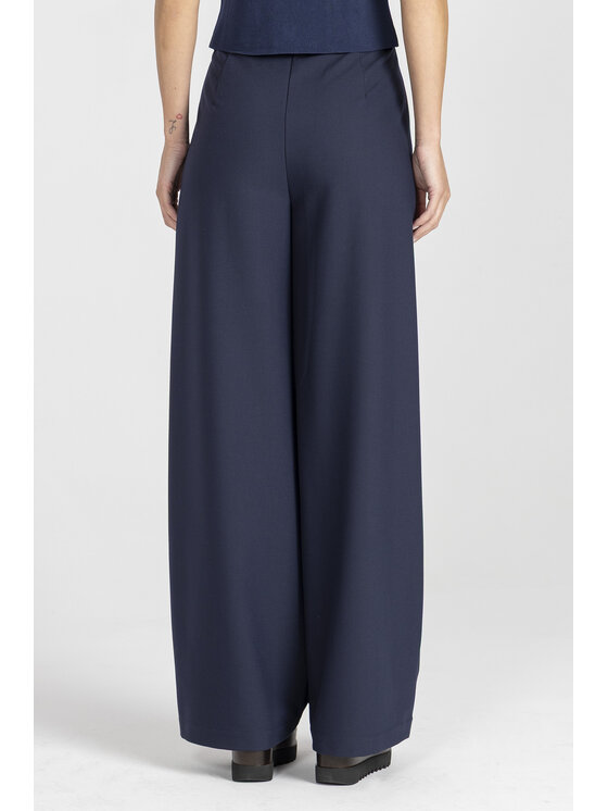 Deni Cler Milano Deni Cler Milano Spodnie materiałowe T-DC-5263-E5-40-58-1 Granatowy Loose Leg