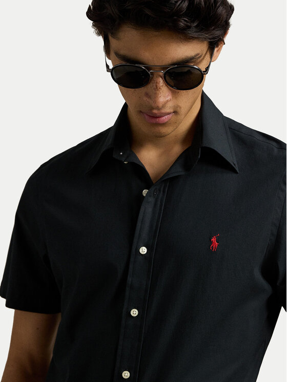 Polo Ralph Lauren Polo Ralph Lauren Srajca 710945315003 Črna Custom Fit