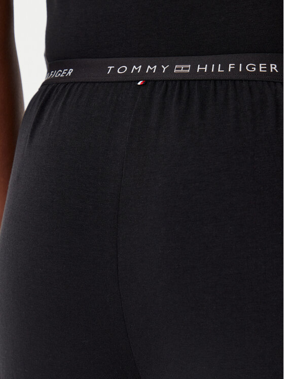 Tommy Hilfiger Tommy Hilfiger Pidžaamapüksid UW0UW05776 Must Relaxed Fit