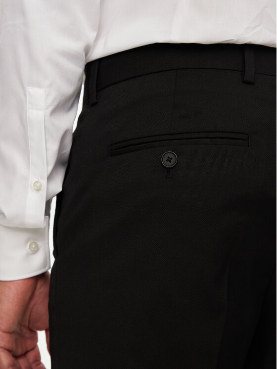 Selected Homme Selected Homme Παντελόνι κοστουμιού 16092419 Μαύρο Slim Fit