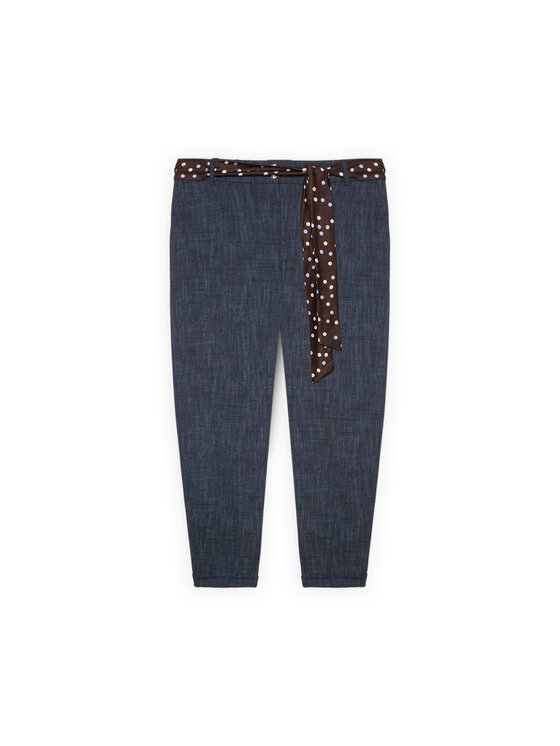 Fiorella Rubino Fiorella Rubino Pantaloni di tessuto P842L002403N034 Blu Regular Fit