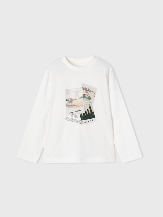 Mayoral Mayoral Bluse 4022 Weiß Regular Fit