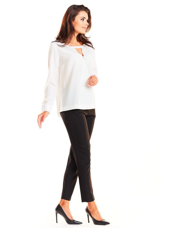 Awama Awama Koszula A251 Écru Basic Fit