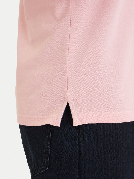 Barbour Barbour Тениска с яка и копчета Lynmouth MML1449PI95 Светлорозов Regular Fit