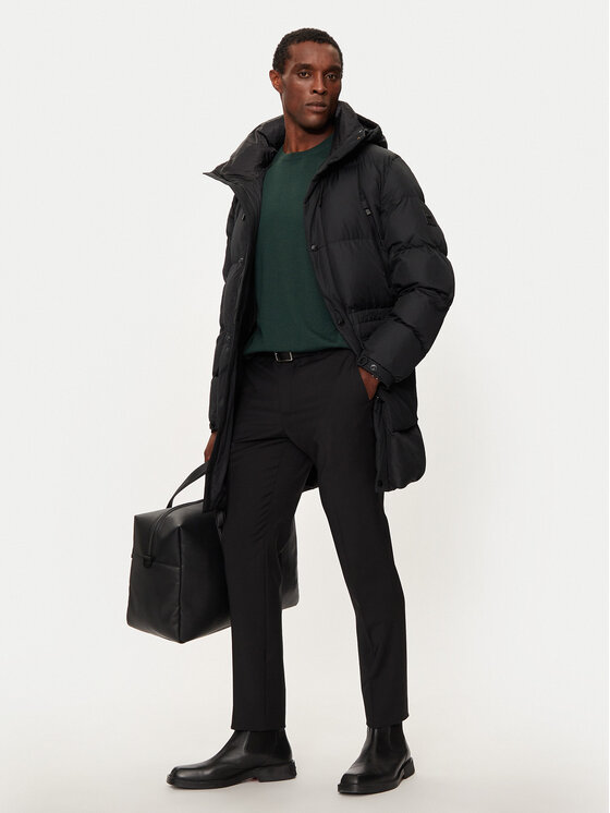 BOSS BOSS Зимно яке H-Condolo2 50525109 Черен Regular Fit