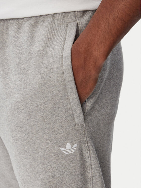 adidas adidas Donji dio trenerke Trefoil Essentials French Terry KT2456 Siva Regular Fit