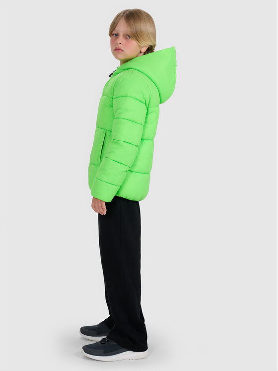 4F 4F Kurtka puchowa OUTERWEAR Zielony Regular Fit