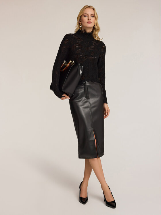 Motivi Motivi Cardigan M532W003634N033 Nero Regular Fit