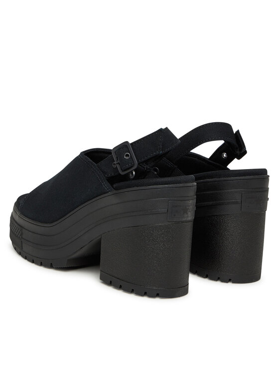 Converse Converse Sandały Chuck 70 De Luxe Heel Sandal Platform A12567C Czarny