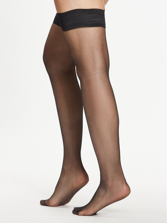 Bluebella Bluebella Ciorapi cu bandă Plain 41445-BK Negru