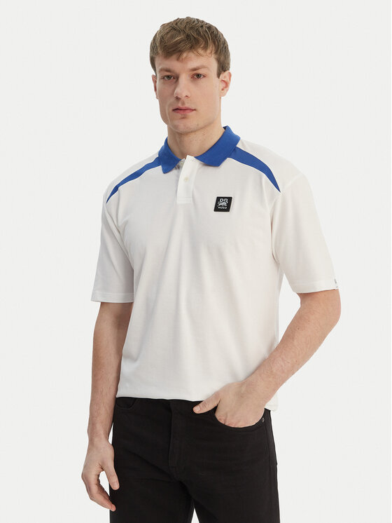 HUGO HUGO Polo Dunios_RB 50559650 Biały Regular Fit