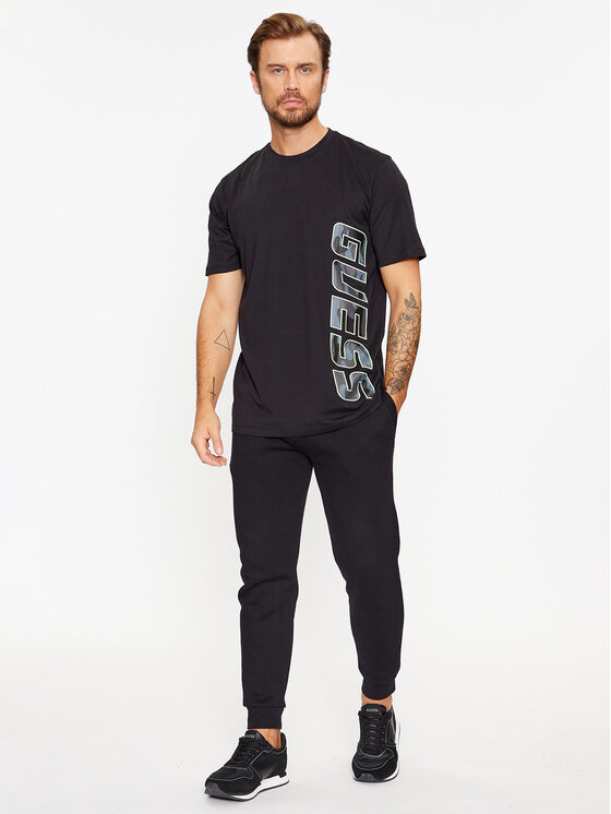 Guess Guess T-shirt Derych Z3BI11 I3Z14 Crna Regular Fit