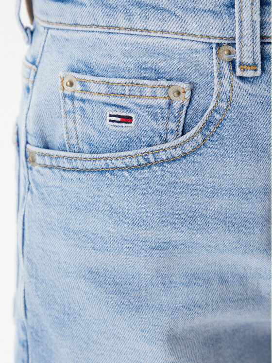Tommy Jeans Tommy Jeans Pantaloni scurți de blugi DW0DW20091 Albastru Mom Fit