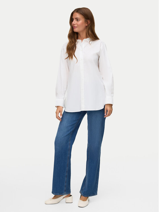 Vero Moda Vero Moda Риза Elina 10336329 Бял Loose Fit