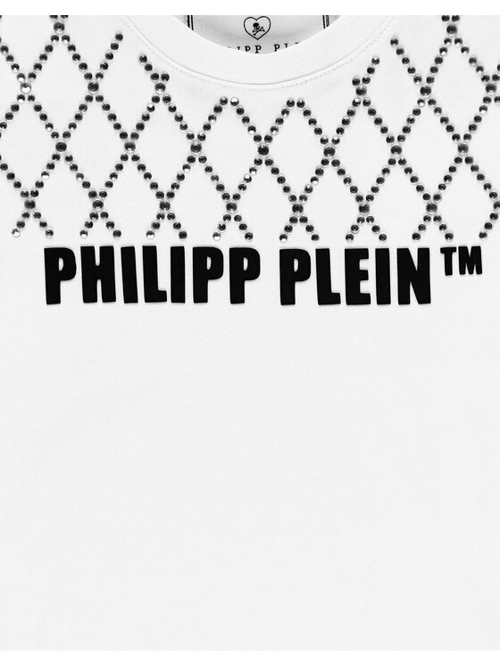 PHILIPP PLEIN PHILIPP PLEIN T-Shirt 30403 Bílá Basic Fit