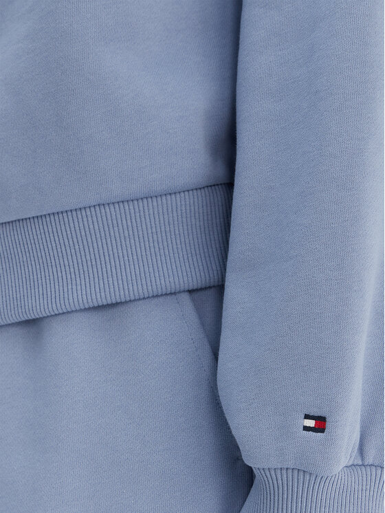 Tommy Hilfiger Tommy Hilfiger Світшот Script WW0WW48783 Голубий Relaxed Fit