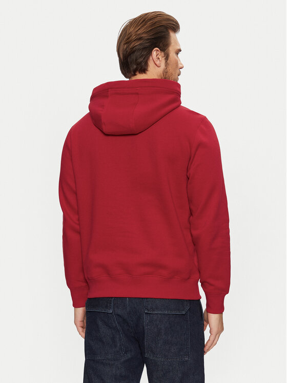 Tommy Hilfiger Tommy Hilfiger Bluza MW0MW39050 Czerwony Regular Fit