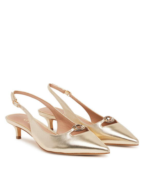 Guess Guess Sandalen FLTJES LEM05 Goldfarben