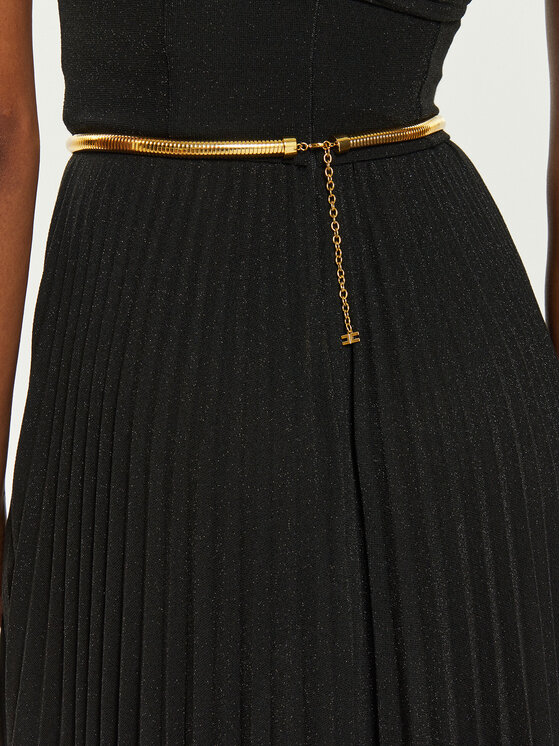 Elisabetta Franchi Elisabetta Franchi Abendkleid AB-628-47E2 Schwarz Regular Fit