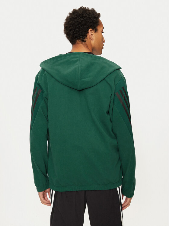 adidas adidas Flis Future Icons 3-Stripes IW6079 Zelena Regular Fit