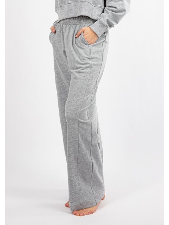 DKaren Sport DKaren Sport Spodnie dresowe DK-K-B23 Szary Classic Fit