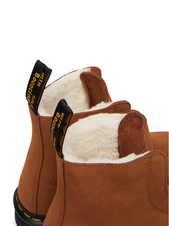 Dr. Martens Dr. Martens Polokozačky ZEBZAG LACELESS WARM LINED DM42019200 Hnědá