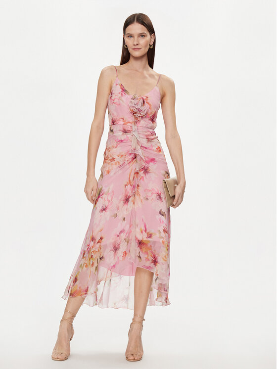 Nissa Nissa Vasaras kleita RC14708 Rozā Regular Fit