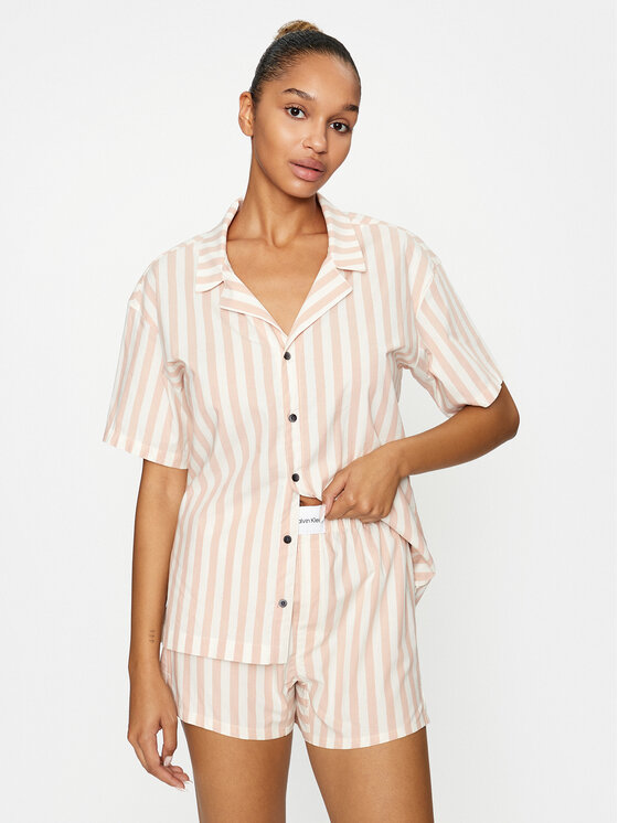 Calvin Klein Underwear Pijama 000QS7072E Roz Relaxed Fit