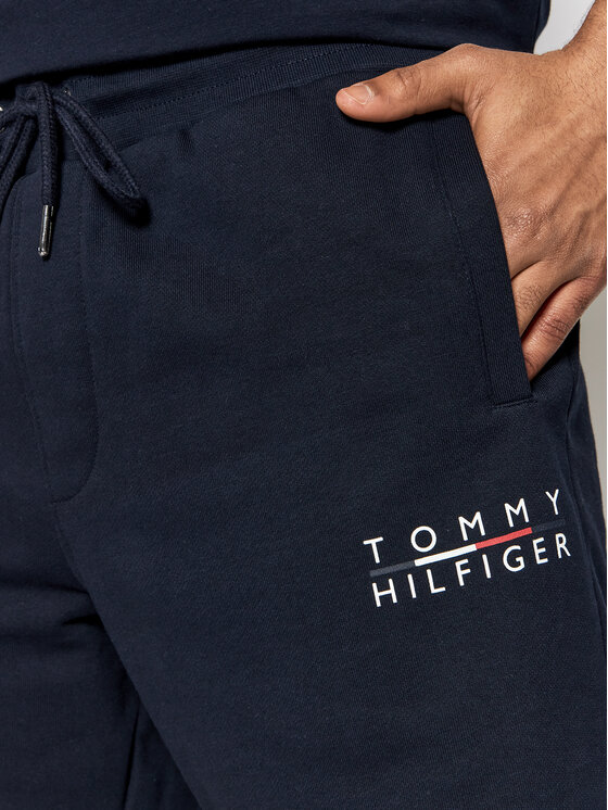 Tommy Hilfiger Tommy Hilfiger Pantaloncini sportivi Square Logo MW0MW24152 Blu scuro Regular Fit