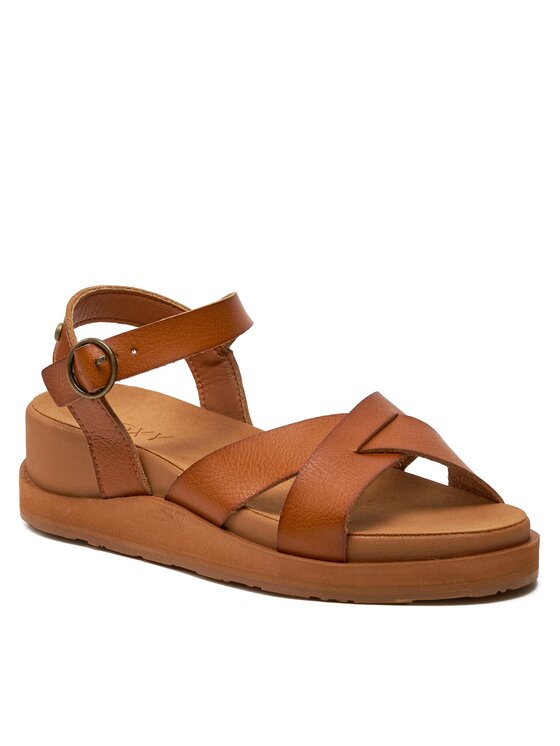 Roxy Roxy Sandály ARJL200848 Hnědá