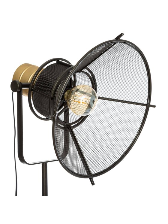 MIAhome MIAhome Lampa podłogowa Reflector Czarny