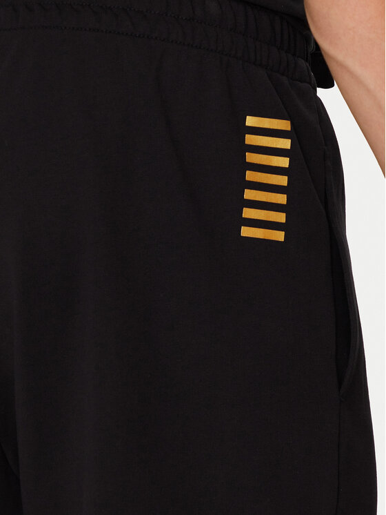 EA7 Emporio Armani EA7 Emporio Armani Pantaloni scurți sport 8NPS65 PJVRZ 0208 Negru Regular Fit