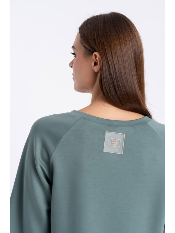 CLICK CLICK Μπλουζάκι 10-6919 Πράσινο Straight Fit