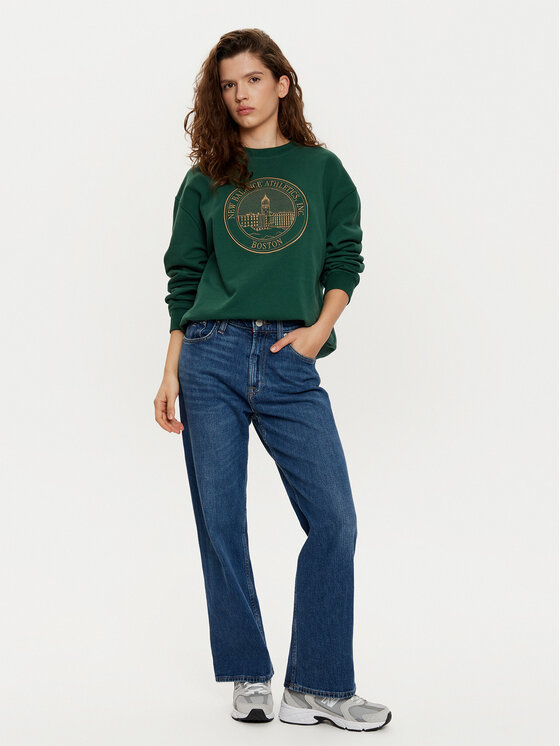 New Balance New Balance Bluza WT43553 Zielony Oversize