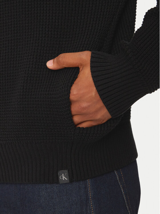 Calvin Klein Jeans Calvin Klein Jeans Πουλόβερ J30J326198 Μαύρο Regular Fit