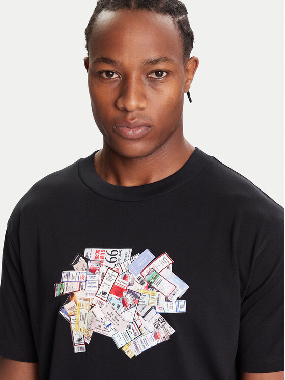 New Balance New Balance T-Shirt MT53905 Μαύρο Regular Fit