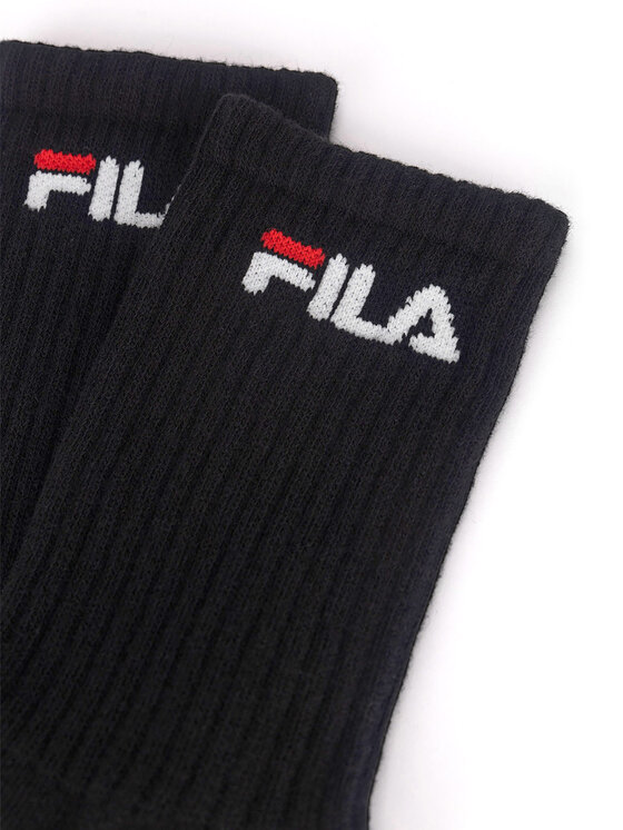 Fila Fila Dlhé ponožky F4401-AW24 (2-pack) Čierna