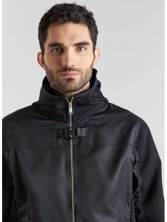 Pako Lorente Pako Lorente Kurtka przejściowa M21SF-5X-021 Czarny Classic Fit