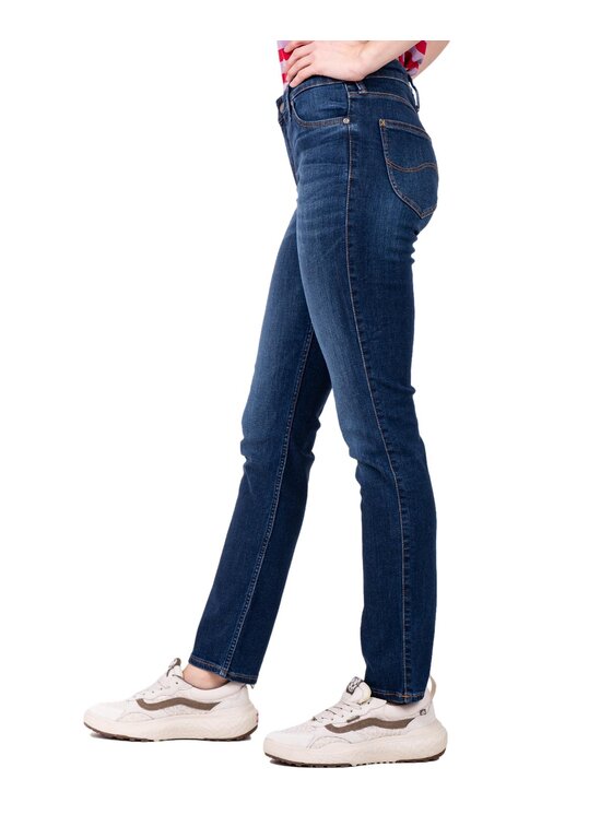 Lee Lee Jeansy 112337698 Granatowy Regular Fit