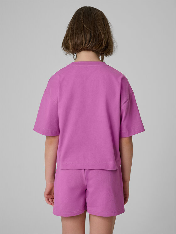4F 4F T-Shirt JELLIFICATION Fioletowy Loose Fit