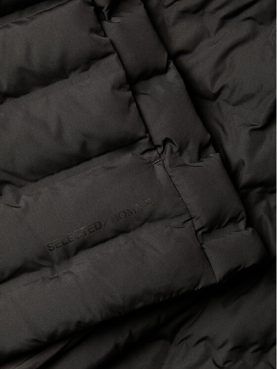 Selected Homme Selected Homme Μπουφάν μεταβατικό 16089395 Μαύρο Regular Fit