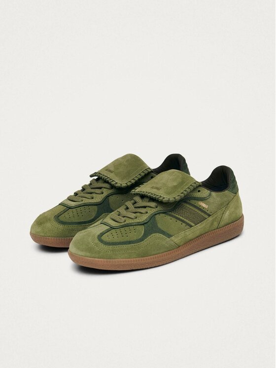 ALOHAS ALOHAS Sneakersy Tb.490 Club Suede Green Leather Sneakers Zielony