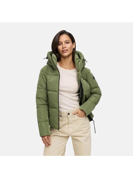 Navahoo Navahoo Kurtka zimowa Frostherz Zielony Regular Fit