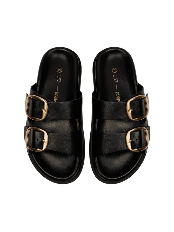 L37 L37 Ciabatte SUMMER SOOTHE Nero