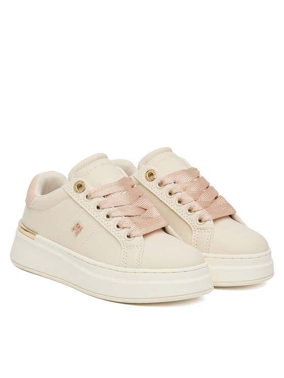 Tommy Hilfiger Tommy Hilfiger Сникърси T3A9-34253-1355 M Екрю