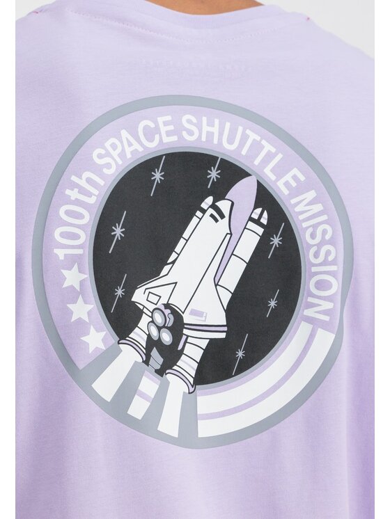 Alpha Industries Alpha Industries Tričko AI.176507-664-XXL Fialová Basic Fit